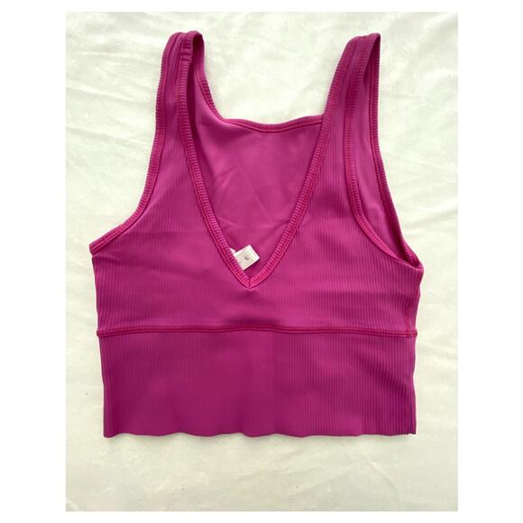 Lululemon Womens Power Pivot Rib Tank Size 4 - Picture 4 of 5